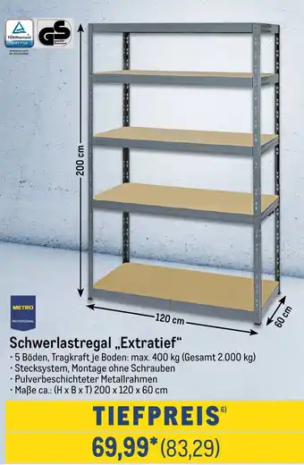 METRO METRO PROFESSIONAL Schwerlastregal „Extratief" Angebot