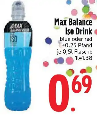 Edeka Max Balance Iso Drink Angebot