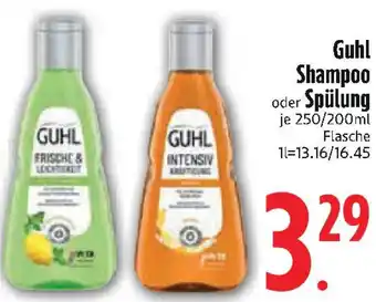 Edeka Guhl Shampoo oder Spülung Angebot