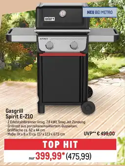 METRO weber Gasgrill Spirit E-210 Angebot