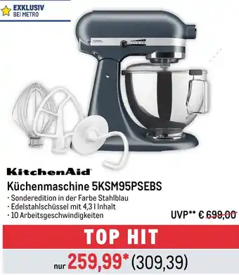 METRO KitchenAid Küchenmaschine 5KSM95PSEBS Angebot