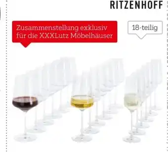 XXXLutz Ritzenhoff Gläser-Set Lichtweiß 18-tlg Angebot