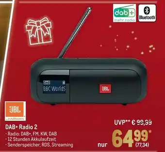 METRO JBL DAB+Radio 2 Angebot