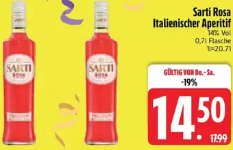 Edeka Sarti Rosa Italienischer Aperitif Angebot