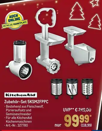 METRO KitchenAid Zubehör Set 5KSM2FPPC Angebot