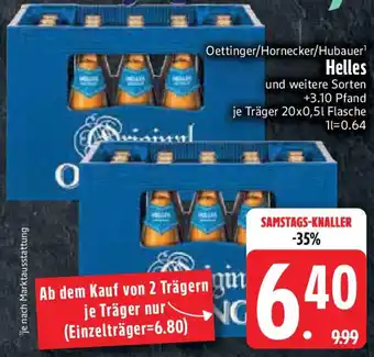 Edeka Oettinger/Hornecker/Hubauer Helles Angebot