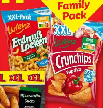 Lidl Lorenz Crunchips/Erdnusslocken XXL Angebot