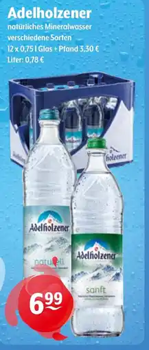 Trink und Spare Adelholzener natürliches Mineralwasser Angebot