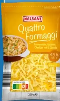 Aldi Nord Milsani Quattro Formaggi Angebot