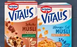 Aldi Nord Dr. Oetker Vitalis Schoko Müsli klassisch Angebot