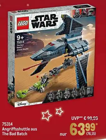 METRO Lego Star Wars 75314 Angriffsshuttle aus The Bad Batch Angebot