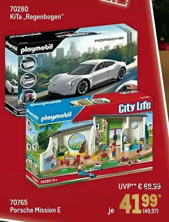 METRO Playmobil 70765 Porsche Mission E Angebot