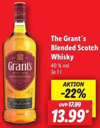 Lidl The Grant's Blended Scotch Whisky Angebot