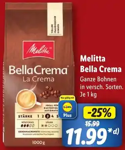 Lidl Melitta Bella Crema Angebot