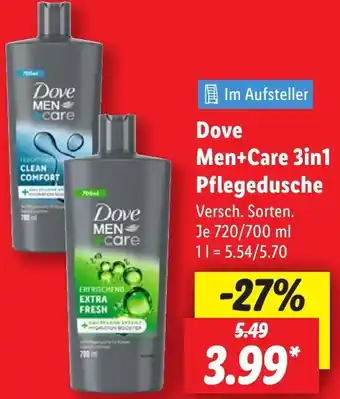 Lidl Dove Men+Care 3in1 Pflegedusche Angebot