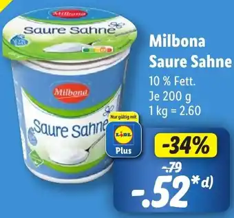 Lidl Milbona Saure Sahne Angebot