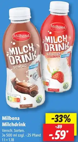 Lidl Milbona Milchdrink Angebot