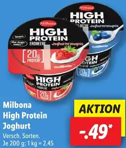 Lidl Milbona High Protein Joghurt Angebot