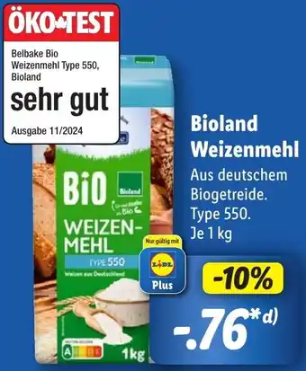 Lidl Bioland Weizenmehl Angebot