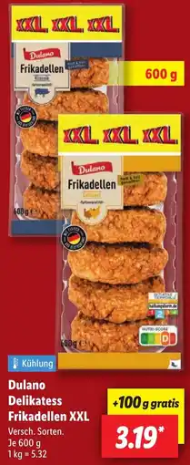 Lidl Dulano Delikatess Frikadellen XXL Angebot