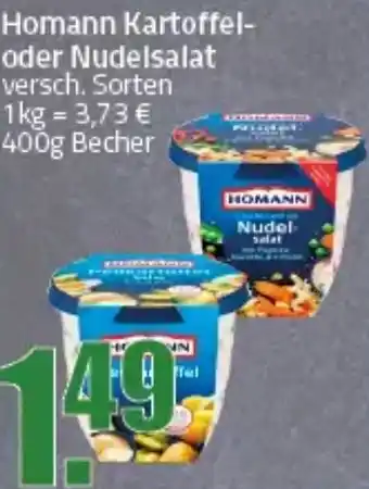 Ihr Frischmarkt Homann Kartoffel- oder Nudelsalat Angebot