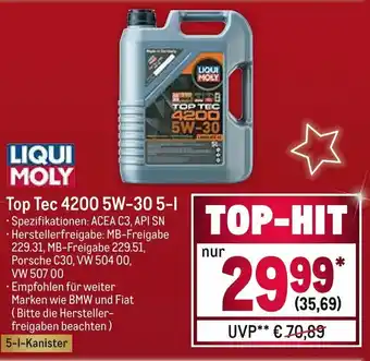 METRO Liqui Moly Top Tec 4200 5W-30 5L Angebot