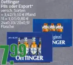 Ihr Frischmarkt Oettinger Pils oder Export Angebot