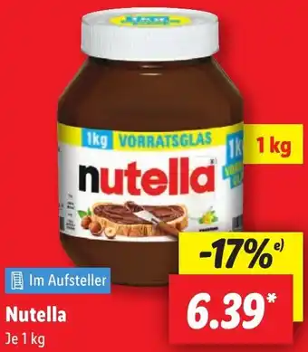 Lidl Nutella Angebot