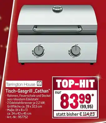 METRO Tarrington House Tisch Gasgrill Cathan Angebot