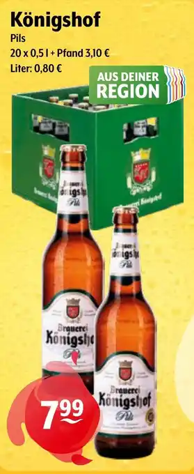 Trink und Spare Königshof Pils Angebot