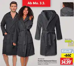 Lidl MICHALSKY Frottier-Bademantel Unisex Angebot