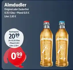 Trink und Spare Almdudler Original oder Zuckerfrei Angebot