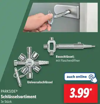 Lidl PARKSIDE Schlüsselsortiment Angebot