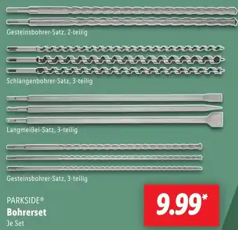 Lidl PARKSIDE Bohrerset Angebot