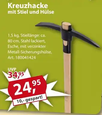 Sonderpreis Baumarkt Kreuzhacke mit Stiel und Hülse Angebot