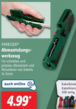 Lidl PARKSIDE Abmantelungswerkzeug Angebot