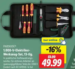 Lidl PARSKIDE 1.000-V-Elektriker Werkzeug-Set, 13-tlg. Angebot