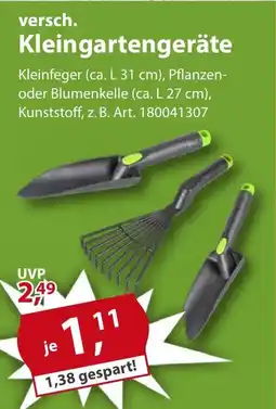 Sonderpreis Baumarkt versch. Kleingartengeräte Angebot