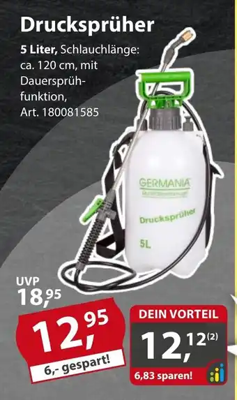 Sonderpreis Baumarkt Drucksprüher Angebot