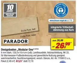 toom Baumarkt PARADOR Designboden ,,Modular One" Angebot