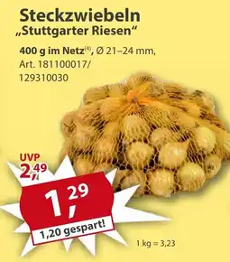 Sonderpreis Baumarkt Steckzwiebeln ,,Stuttgarter Riesen" Angebot