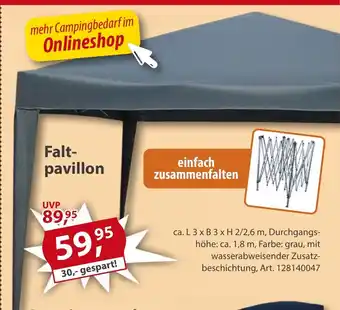 Sonderpreis Baumarkt Faltpavillon Angebot