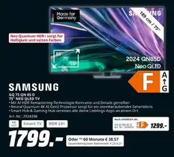 MediaMarkt Samsung gq 75 qn 85 d 75 neo qled tv Angebot