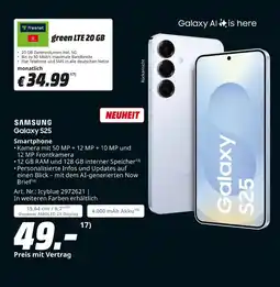 MediaMarkt Samsung galaxy s25 Angebot