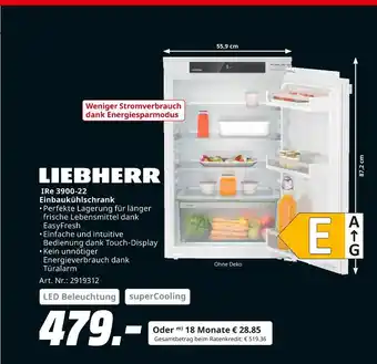 MediaMarkt Liebherr ire 3900-22 einbaukühlschrank Angebot