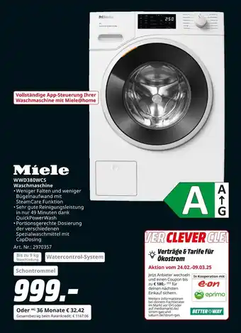 MediaMarkt Miele waschmaschine wwd380wcs Angebot