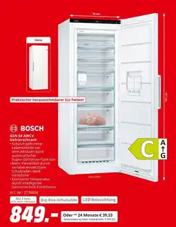 MediaMarkt Bosch gsn 58 awcv gefrierschrank Angebot