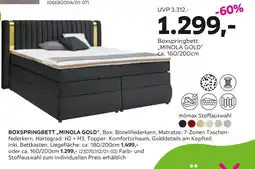 Mömax Boxspringbett „minola gold“ Angebot