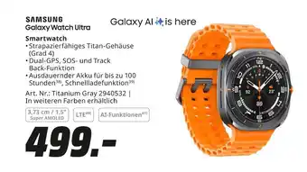 MediaMarkt Samsung galaxy watch ultra Angebot