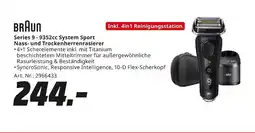 MediaMarkt Braun series 9 - 9352cc system sport nass- und trockenherrenrasierer Angebot